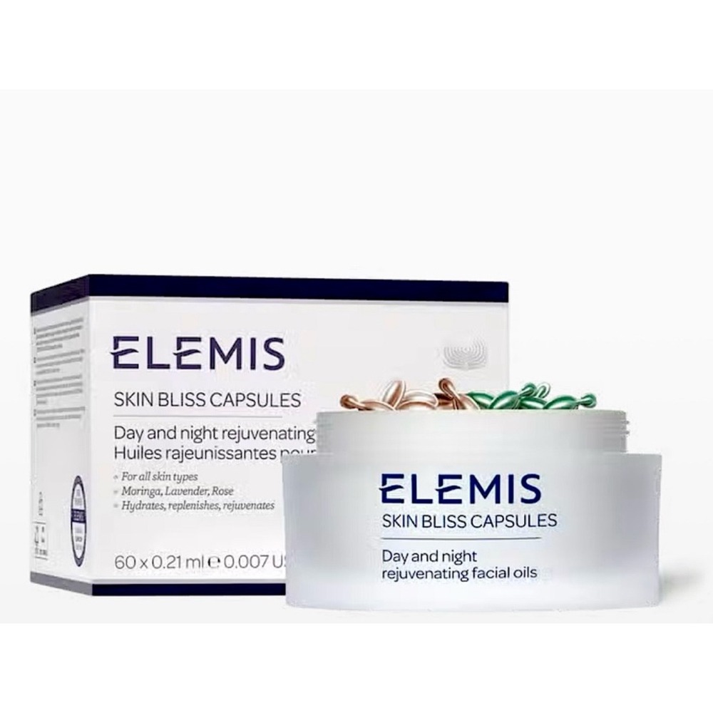 Elemis Skin Bliss Capsules Day Night Rejuvenating Facial Oils 60 Count BNIB‎
